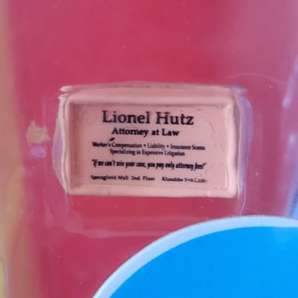 GRADED AND SEALED, 2002, THE SIMPSONS, LIONEL HUTZ, INTELLITRONIC ACTION FIGURE! - Picture 5 of 6